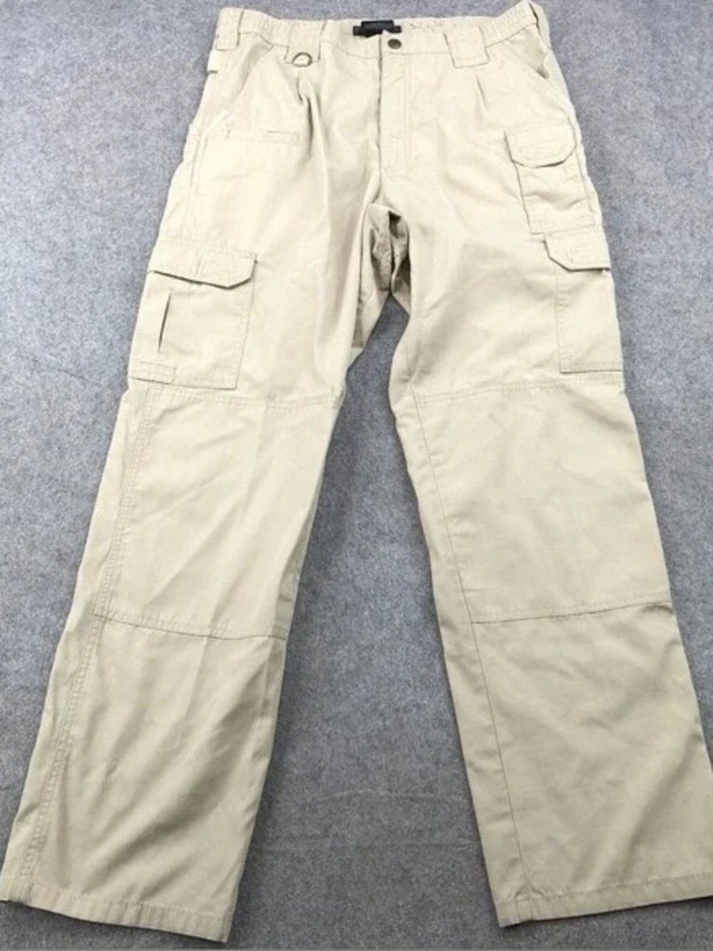 5.11 Tactical Pants Mens 32x32 Beige Utility Ripstop Cargo Pockets *